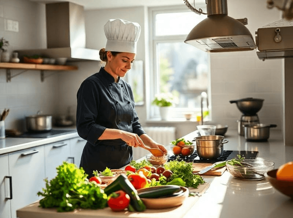 Cuisiné par des chefs — ingrédients frais, locaux et de saison
